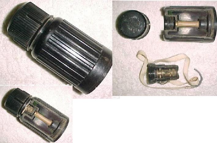 Spanish PO 1 Grenade in Section